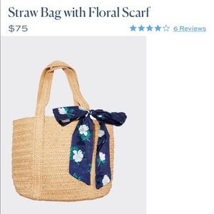 Draper James everyday straw bag